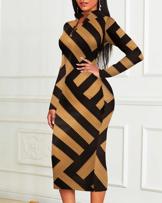 Zinas Stripes Dress