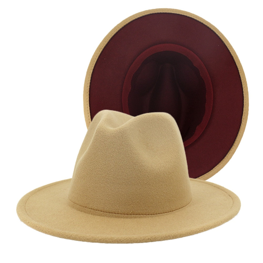 Caramel and Mocha Bottom Fedora