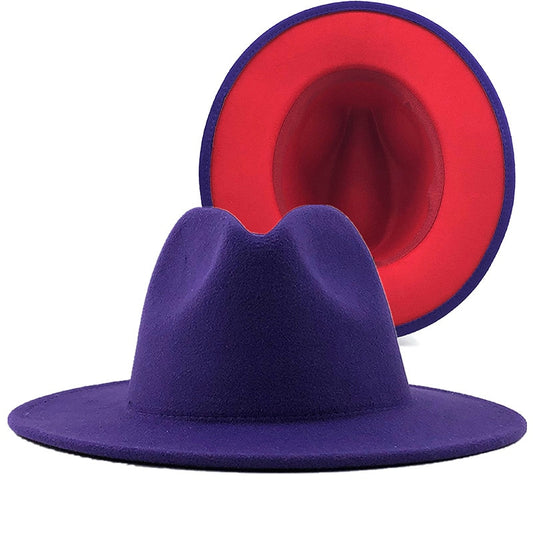 Purple and Licious bottom Fedora